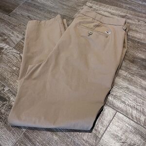 Vineyard Vines OTG Pants Mens 38x30 khaki On The Go Pant Performance Golf Flex